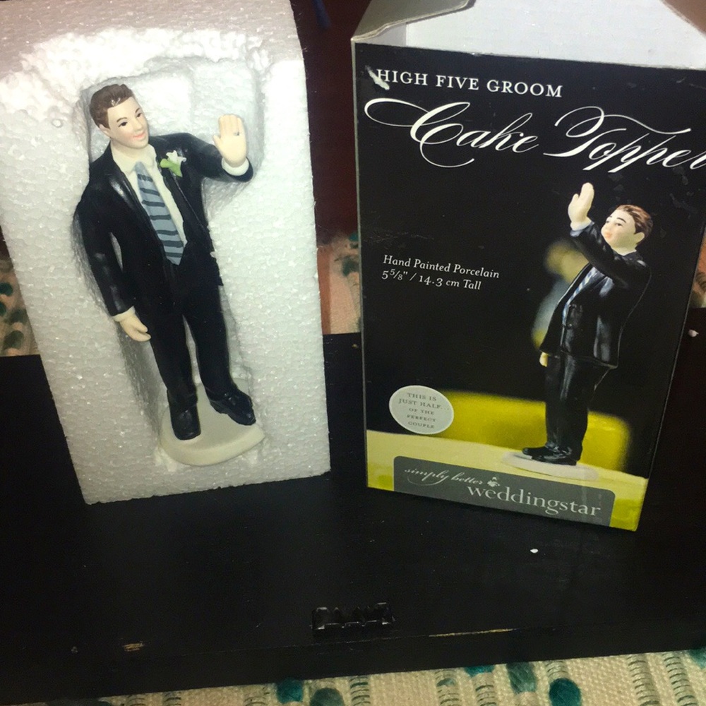 Weddingstar Groom Cake Topper NWT